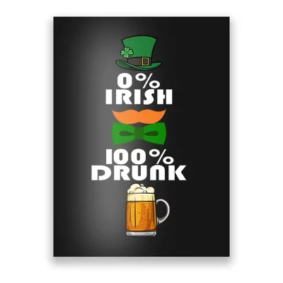 Irish Yoga Funny St. Patrick's Day Poster