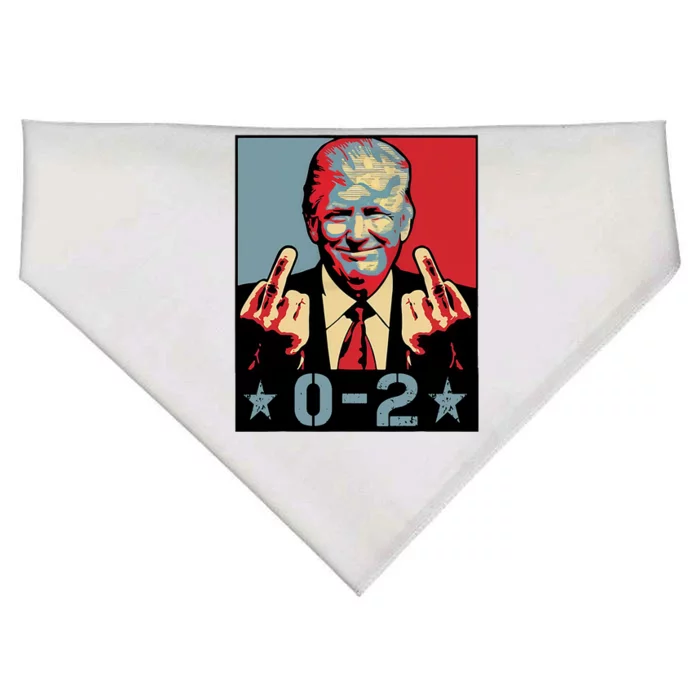 0 2 Funny Trump 2024 USA-Made Doggie Bandana