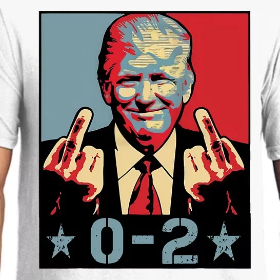 0 2 Funny Trump 2024 Pajama Set