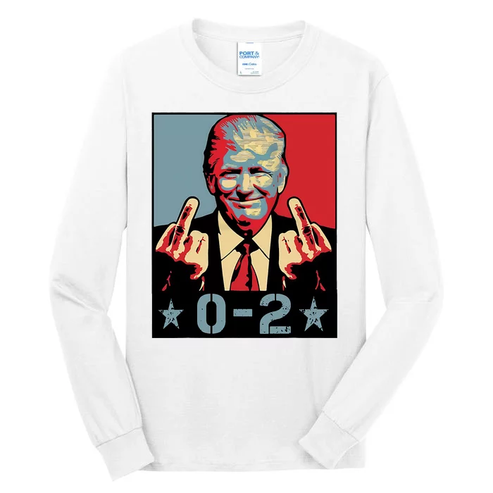 0 2 Funny Trump 2024 Tall Long Sleeve T-Shirt