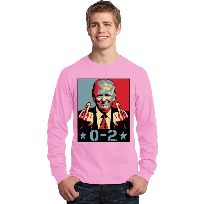 0 2 Funny Trump 2024 Long Sleeve Shirt