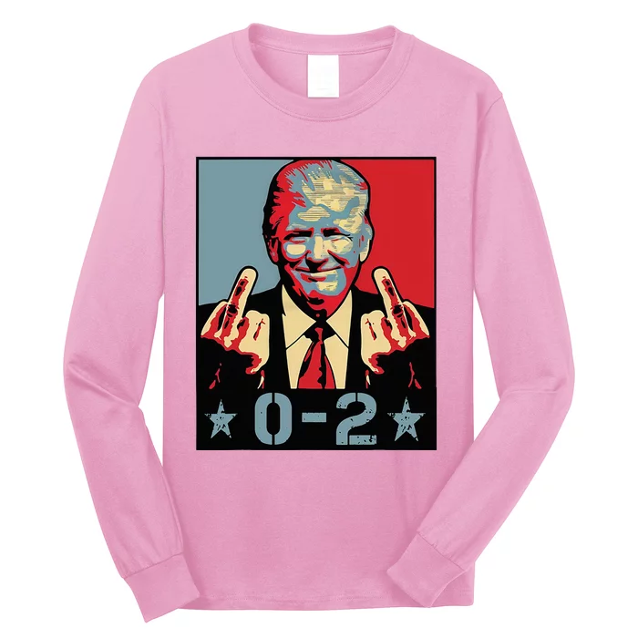 0 2 Funny Trump 2024 Long Sleeve Shirt