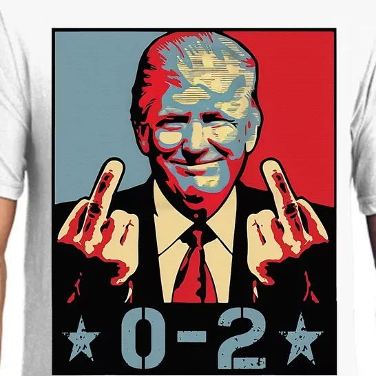 0 2 Funny Trump 2024 Pajama Set