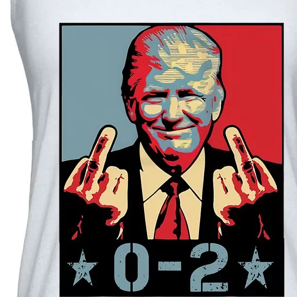 0 2 Funny Trump 2024 Ladies Essential Flowy Tank