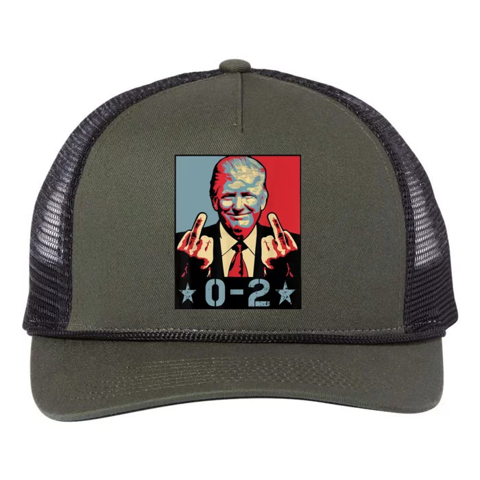 0 2 Funny Trump 2024 Trump 2024 For President Retro Rope Trucker Hat Cap