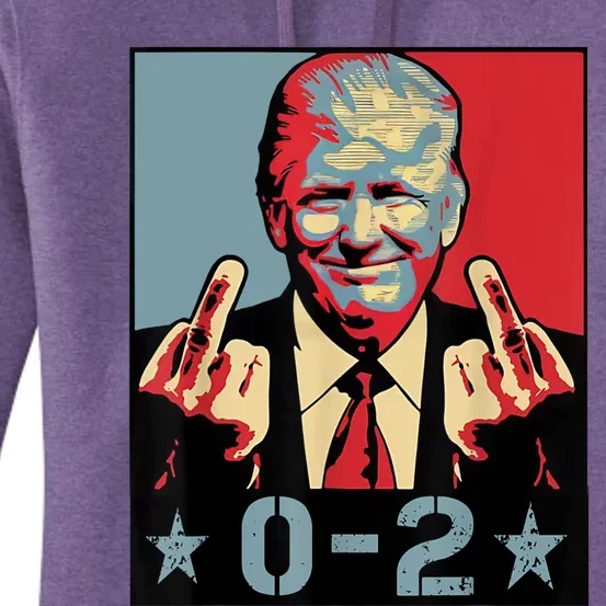 0 2 Funny Trump 2024 Trump 2024 For President Women's Pullover Hoodie