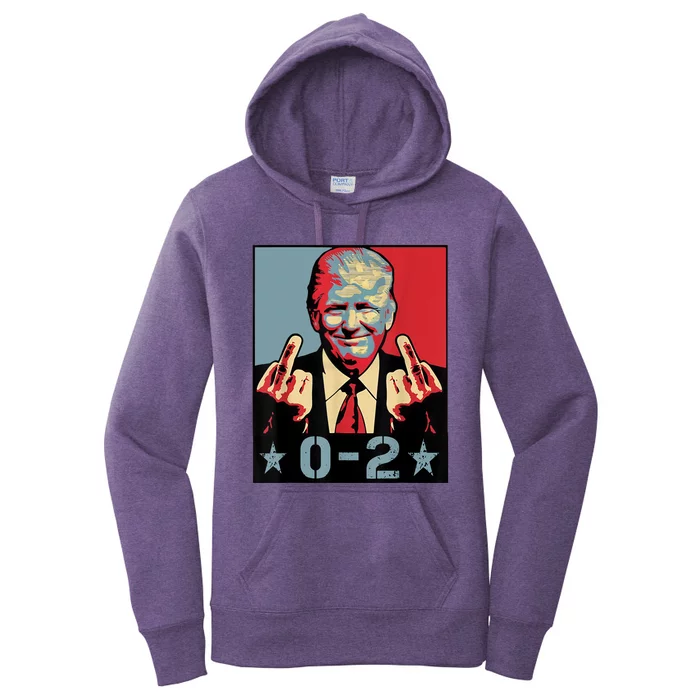 0 2 Funny Trump 2024 Trump 2024 For President Women's Pullover Hoodie