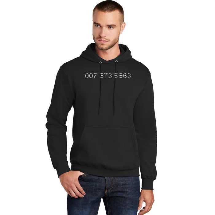 007 373 5963 Famous 90s Video Game Codes Hoodie