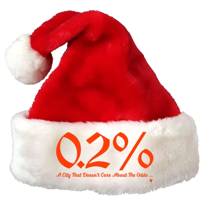 0.2 Chance Detroit Baseball Premium Christmas Santa Hat