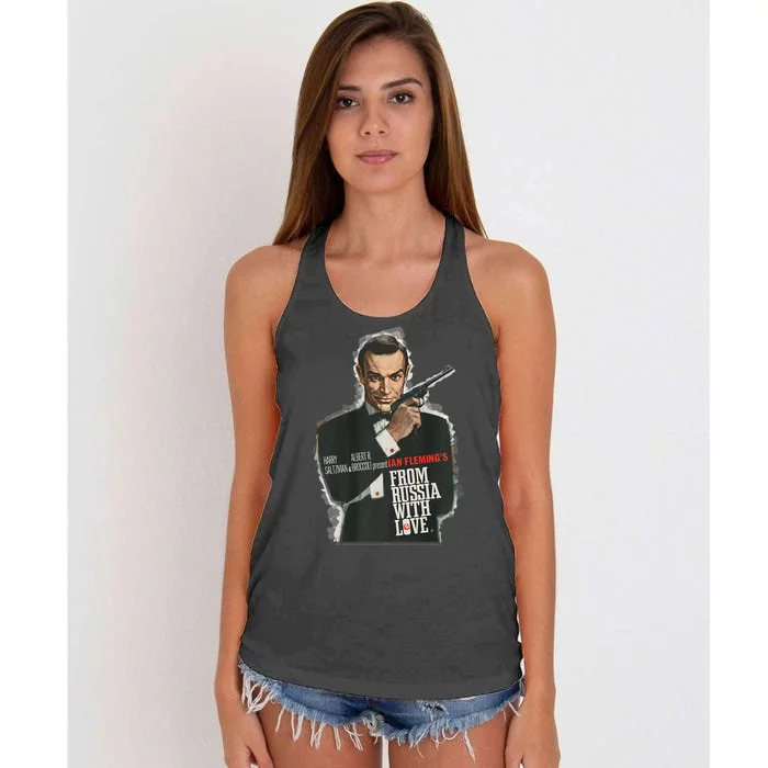 007 From Russia With Love Women's Knotted Racerback Tank