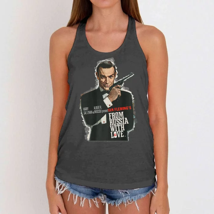 007 From Russia With Love Women's Knotted Racerback Tank