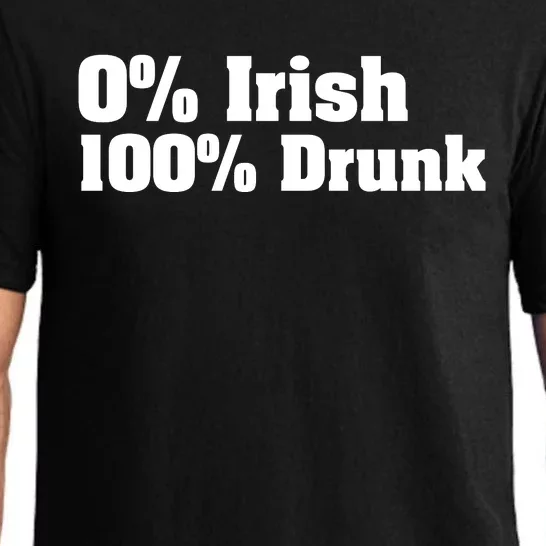 0% Irish 100% Drunk Pajama Set