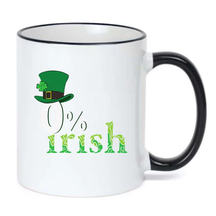 0 Irish Funny Clover St.Patrick's Day Gift Idea Black Color Changing Mug