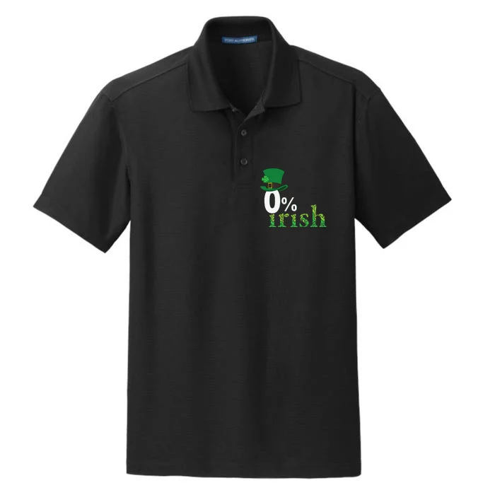 0 Irish Funny Clover St.Patrick's Day Gift Idea Dry Zone Grid Performance Polo