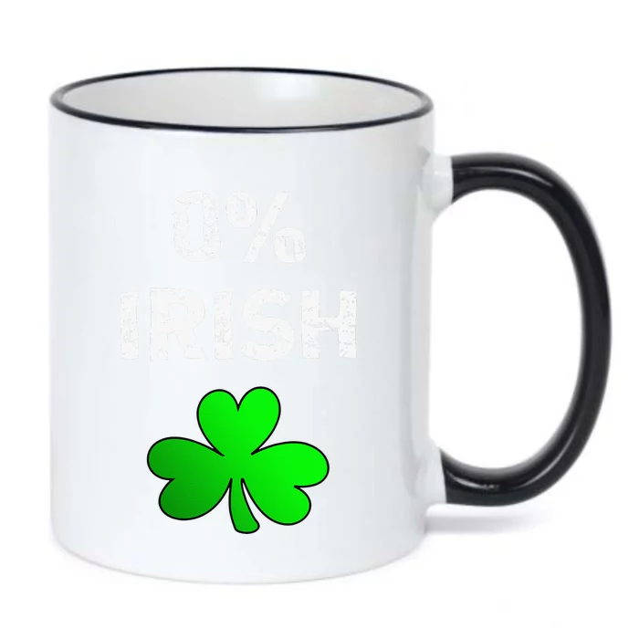 0 Irish Funny St. Saint Patrick's Day Black Color Changing Mug