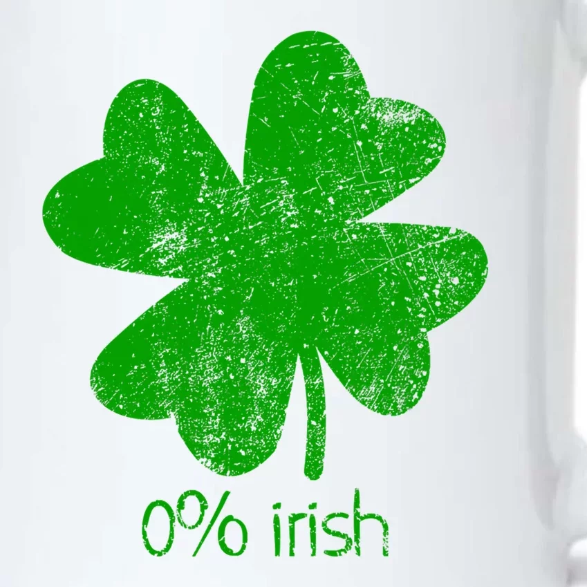 0 Irish St Patricks Day Funny Black Color Changing Mug