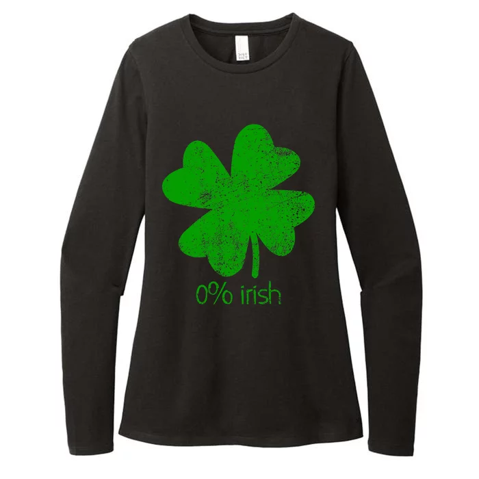 0 Irish St Patricks Day Funny Womens CVC Long Sleeve Shirt