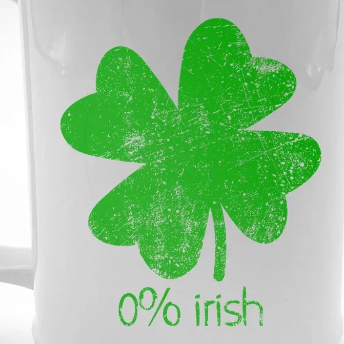 0 Irish St Patricks Day Funny Front & Back Beer Stein