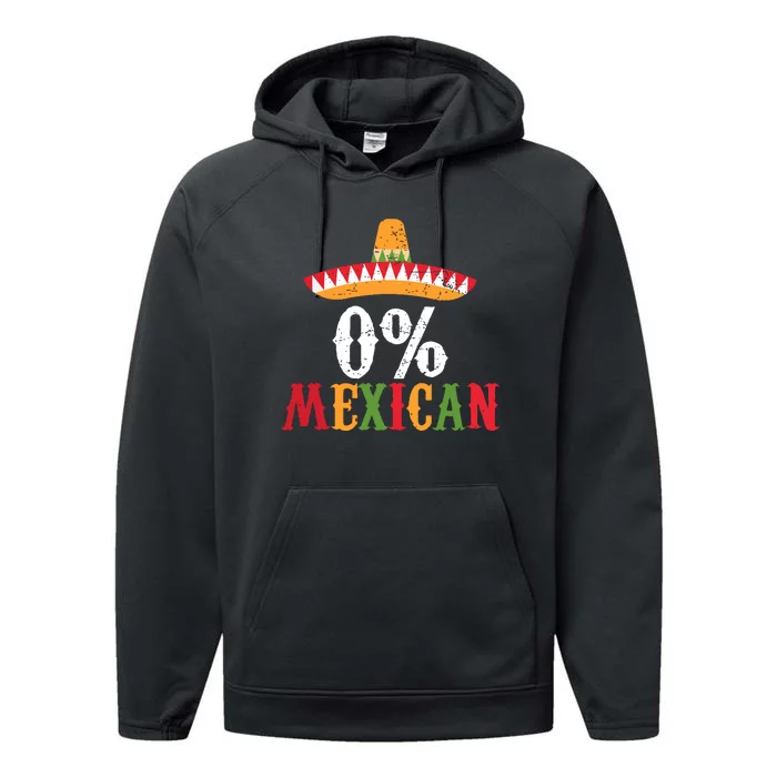 0 Mexican Cinco De Mayo Fiesta Sombrero Funny Performance Fleece Hoodie