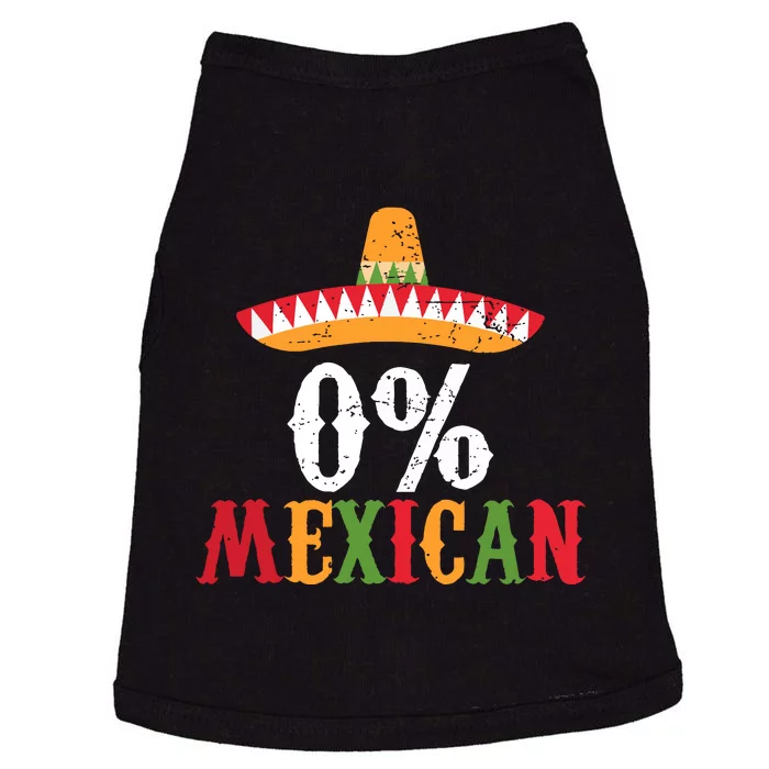 0 Mexican Cinco De Mayo Fiesta Sombrero Funny Doggie Tank