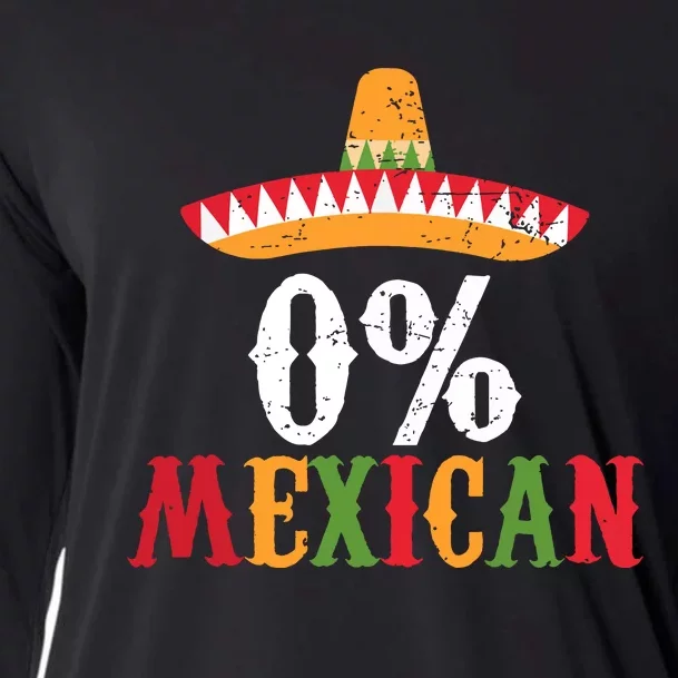 0 Mexican Cinco De Mayo Fiesta Sombrero Funny Cooling Performance Long Sleeve Crew