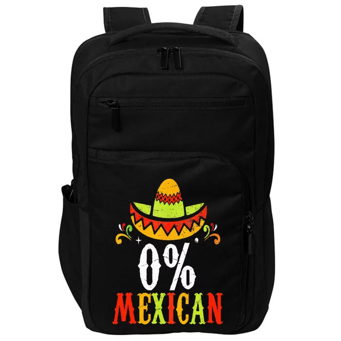 0 Mexican Cinco De Mayo Fiesta Sombrero Impact Tech Backpack