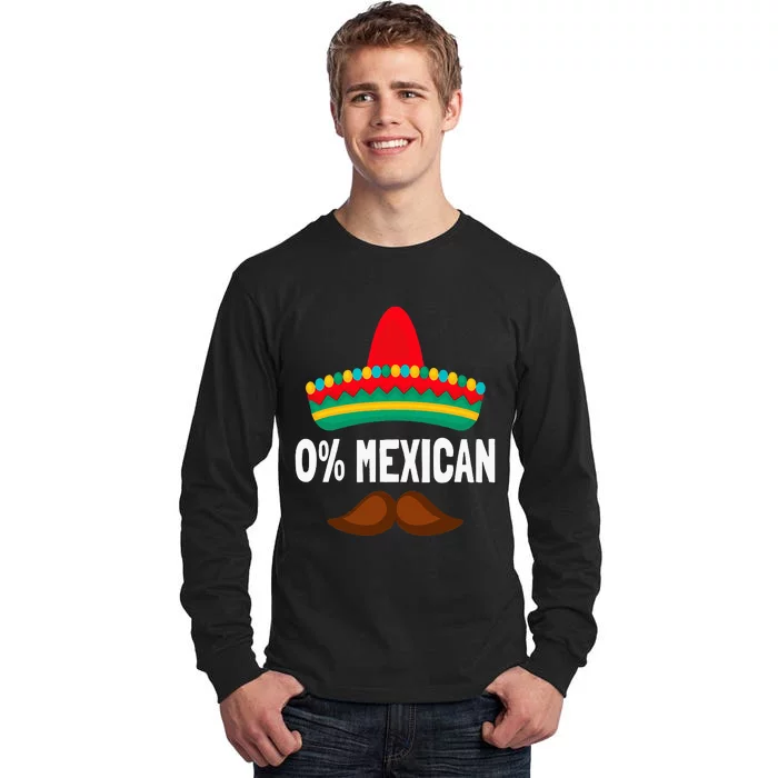 0 Mexican Cinco De Mayo Fiesta Sombrero Tall Long Sleeve T-Shirt