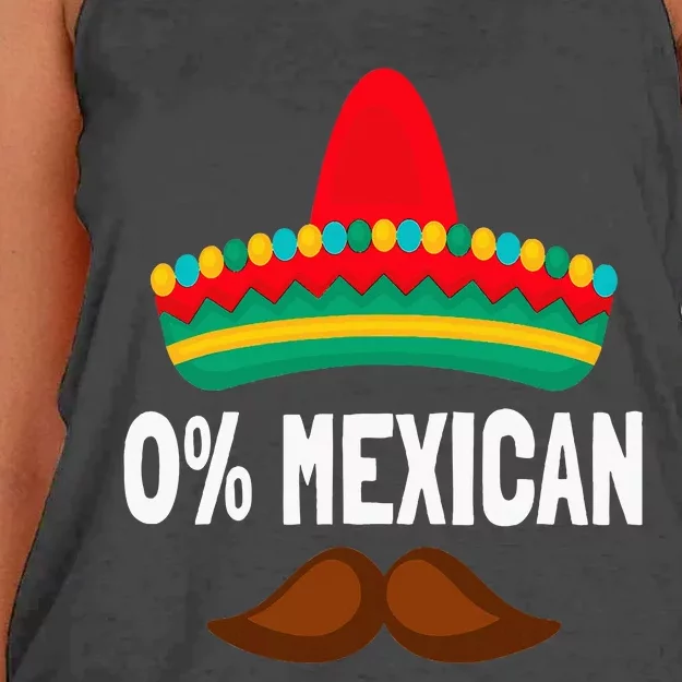 0 Mexican Cinco De Mayo Fiesta Sombrero Women's Knotted Racerback Tank