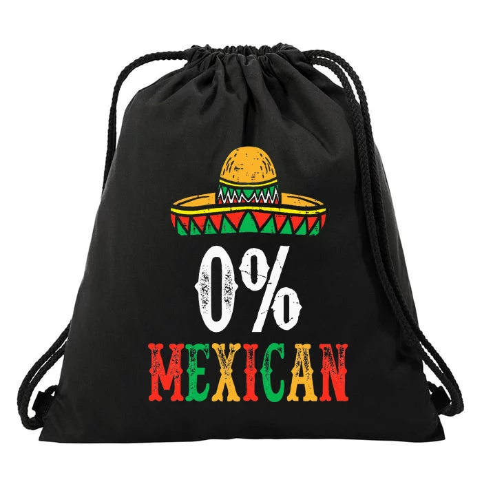 0 Mexican Cinco De Mayo Fiesta Sombrero Drawstring Bag