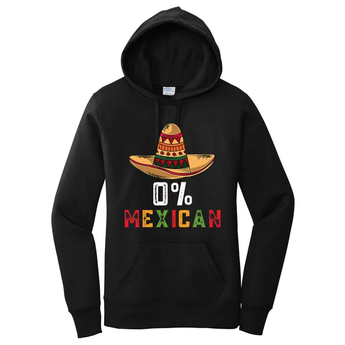 0 Mexican Cinco De Mayo Fiesta Sombrero Funny Women's Pullover Hoodie