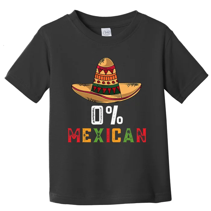 0 Mexican Cinco De Mayo Fiesta Sombrero Funny Toddler T-Shirt