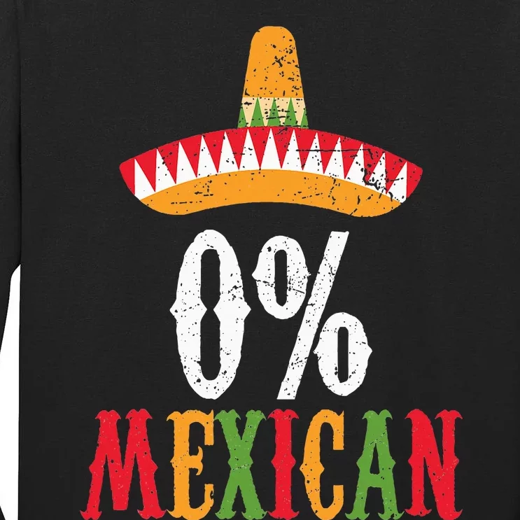 0 Mexican Cinco De Mayo Fiesta Sombrero Tall Long Sleeve T-Shirt