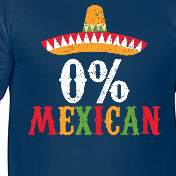 0% Mexican Fiesta Party Happy Cinco De Mayo Comfort Colors T-Shirt