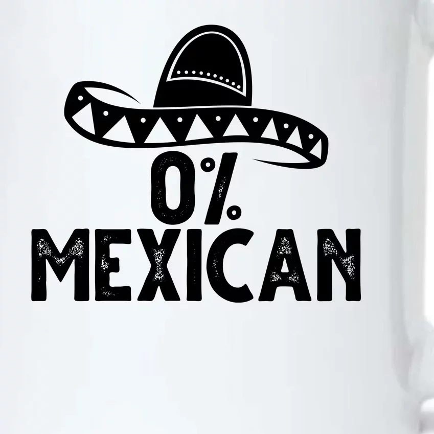 0% Mexican Funny Cinco De Mayo Black Color Changing Mug