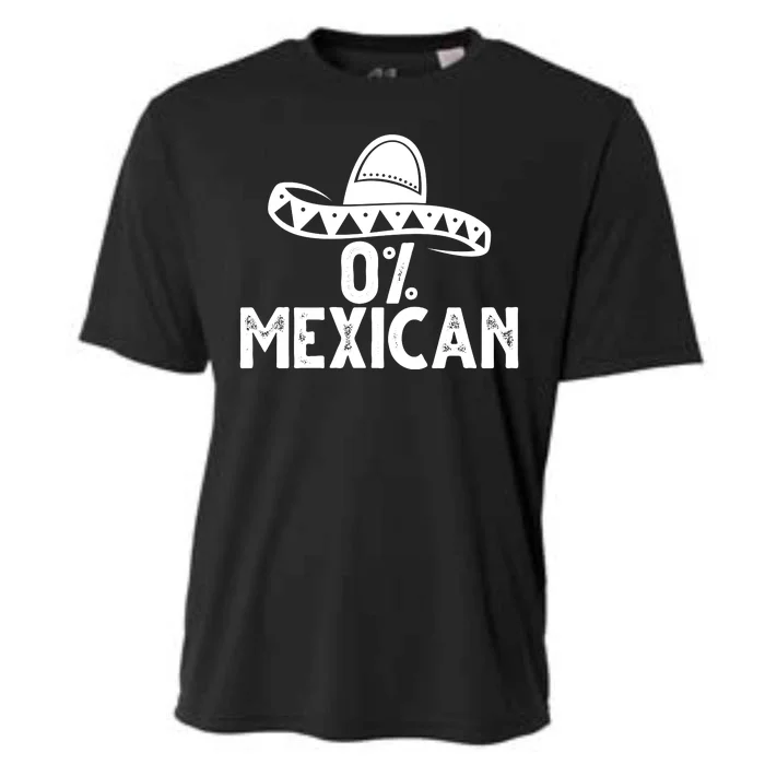 0% Mexican Funny Cinco De Mayo Cooling Performance Crew T-Shirt