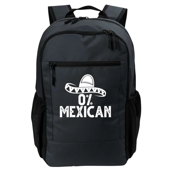 0% Mexican Funny Cinco De Mayo Daily Commute Backpack