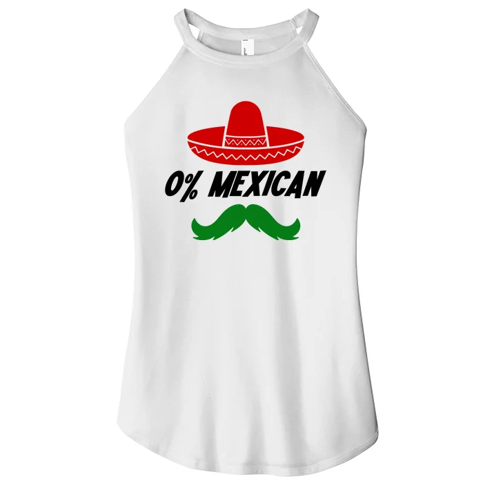 0% Mexican Fiesta Party Cinco De Mayo Funny Women’s Perfect Tri Rocker Tank