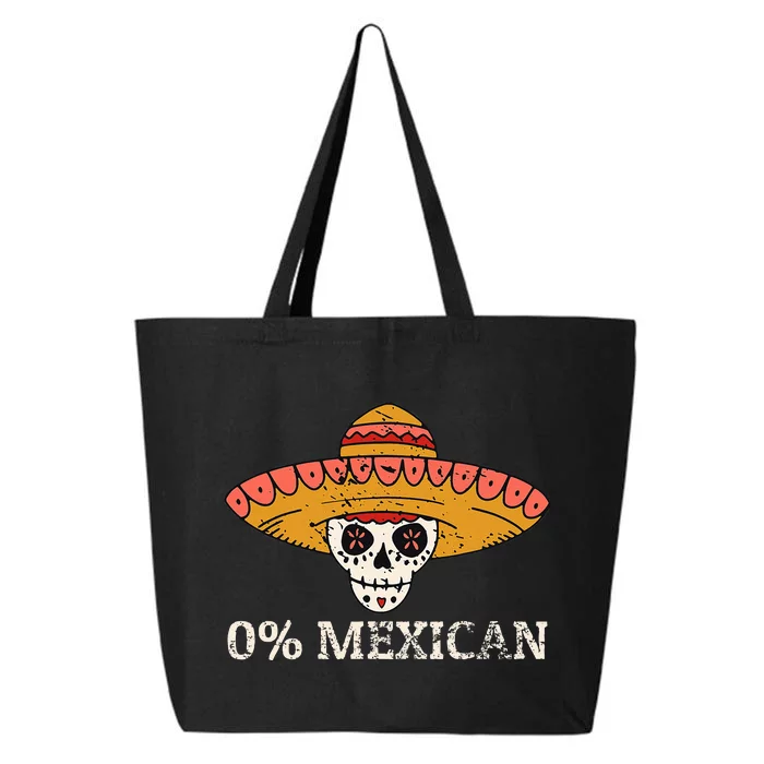 0 Mexican Skull Sombrero Vintage 25L Jumbo Tote