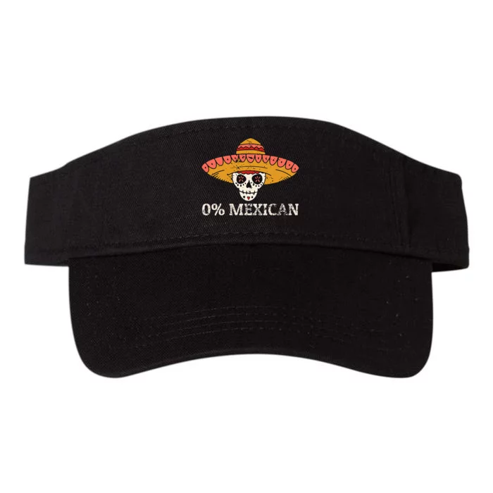 0 Mexican Skull Sombrero Vintage Valucap Bio-Washed Visor