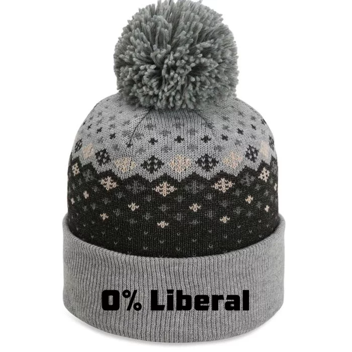 0 Percent Liberal The Baniff Cuffed Pom Beanie