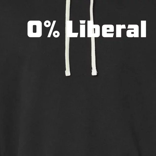 0 Percent Liberal Garment-Dyed Fleece Hoodie