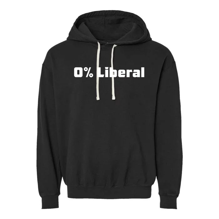 0 Percent Liberal Garment-Dyed Fleece Hoodie