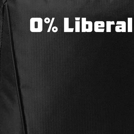 0 Percent Liberal City Backpack