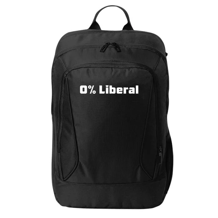 0 Percent Liberal City Backpack