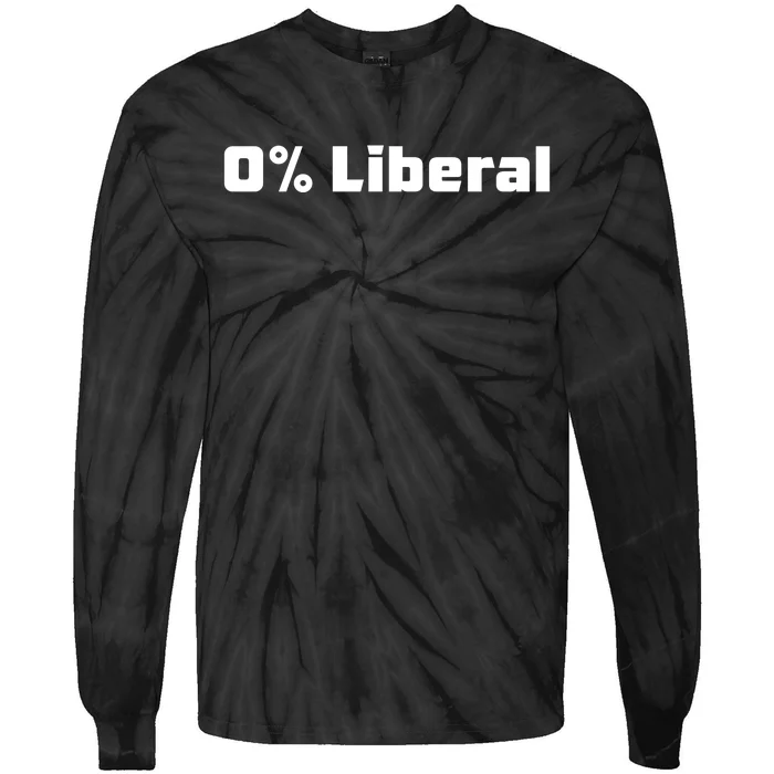 0 Percent Liberal Tie-Dye Long Sleeve Shirt