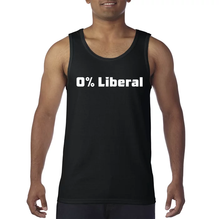 0 Percent Liberal Tank Top