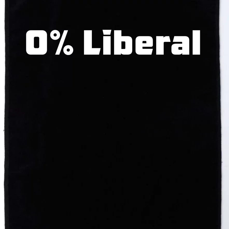 0 Percent Liberal Platinum Collection Golf Towel