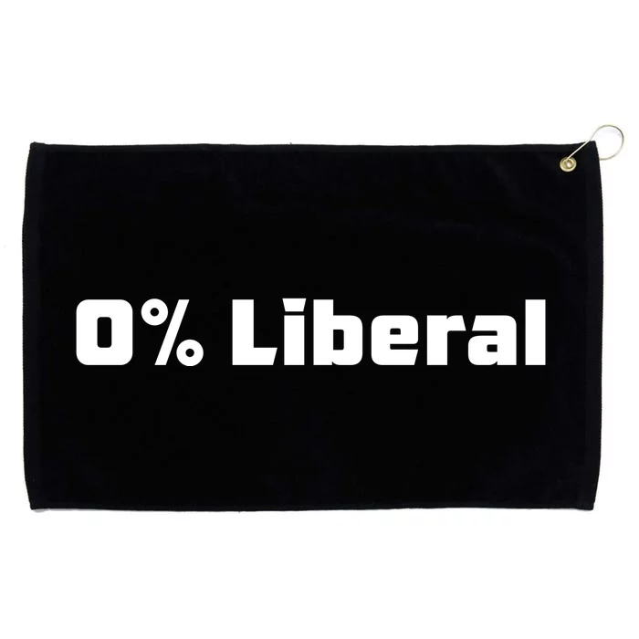 0 Percent Liberal Grommeted Golf Towel