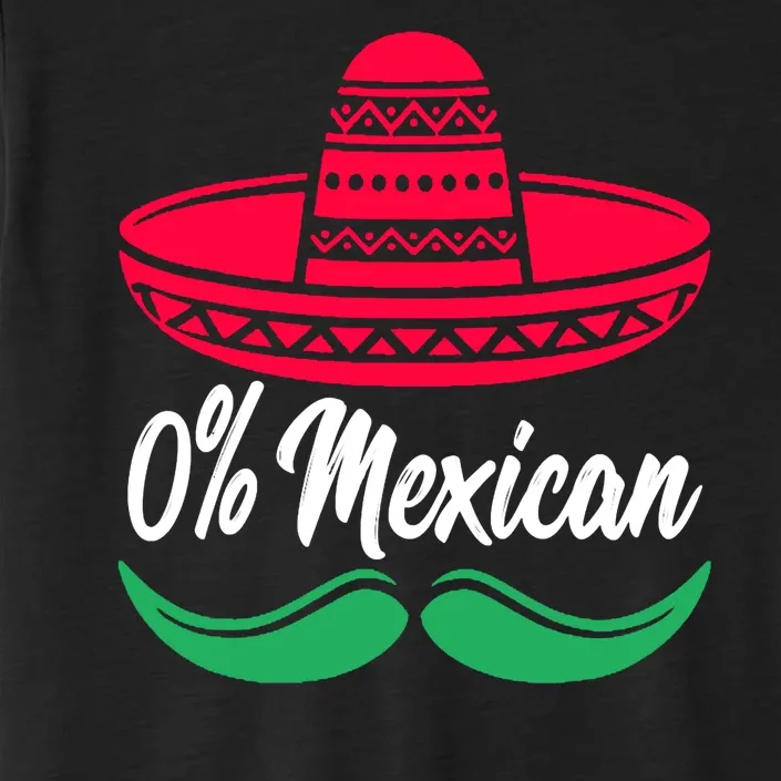 0 Percent Mexican Funny ChromaSoft Performance T-Shirt