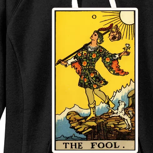 0. The Fool Tarot Card Women's Fleece Hoodie